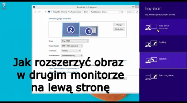 Jak rozszerzyć ekran na 2 monitory? Podłącz i skonfiguruj krok po kroku