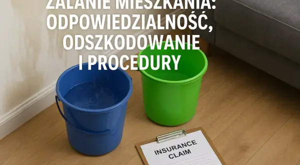 Zalanie mieszkania: Ile masz czasu na zgłoszenie szkody? Ekspert radzi!