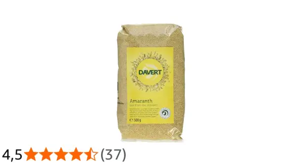 Sack mit Amaranth, dem Korn der Azteken. Reich an Eisen, ideal für eine gesunde Ernährung. 500g Packung.