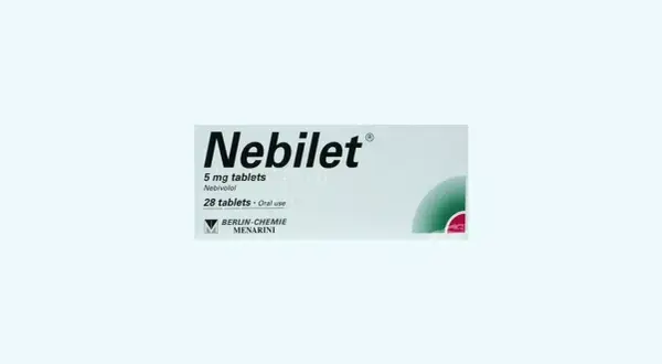 Opakowanie leku Nebilet, zawierające 28 tabletek 5 mg nebivololu do stosowania doustnego.