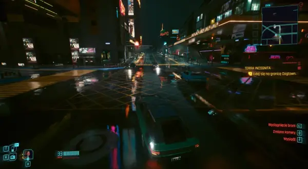 Nocne miasto w stylu cyberpunk. Deszczowa droga, neonowe reklamy i futurystyczny samochód. To wszystko w nowym, ekscytującym dodatku!