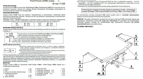 Gdzie jest ucho do holowania w Ford Focus II? Oto prosta instrukcja