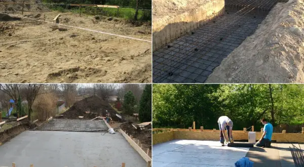 Budowa fundamentów: wykop, zbrojenie, betonowanie i izolacja. Zobacz, ile trwa budowa fundamentów.