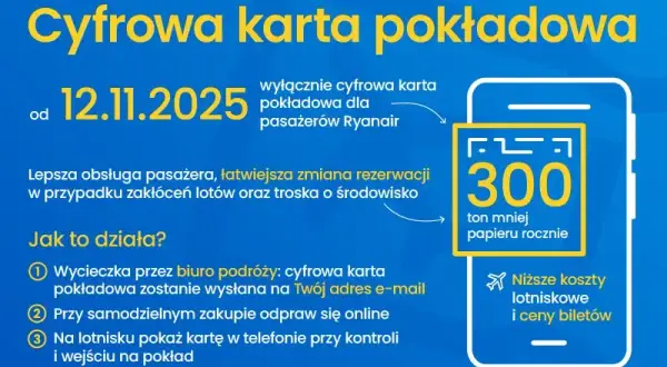 Ryanair karta pokładowa: drukować czy nie? Sprawdź, kiedy musisz!
