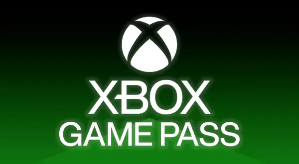 Logo Xbox Game Pass na zielonym tle.
