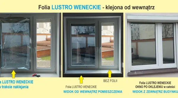 Folia lustro weneckie wewnętrzna czy zewnętrzna - co wybrać?
