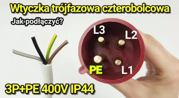 Wtyczka 5-bolcowa a kabel 4-żyłowy: Jak bezpiecznie mostkować?