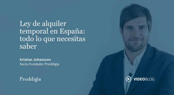 Kristian Johansson de Proddigia explica la ley de alquiler temporal en España, un tema clave tras el nuevo decreto alquileres.