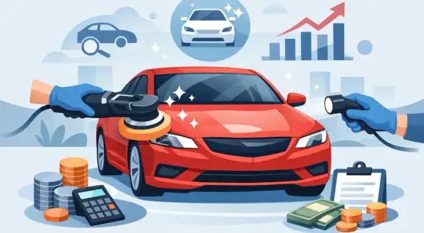 Dwuetapowa korekta lakieru: polerowanie i inspekcja. Zysk rośnie, gdy auto lśni!