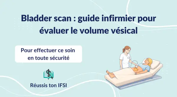 Infirmière effectuant un bladder scan pour évaluer le volume vésical. Guide pour réaliser ce soin en toute sécurité.