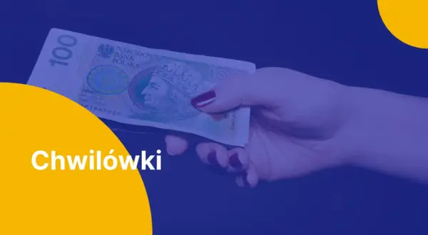Dłoń trzymająca banknot 100 zł.