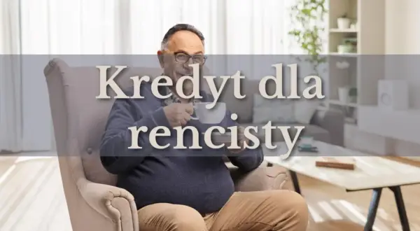 Uśmiechnięty starszy pan z kubkiem w dłoni. "Kredyt dla rencisty" - pożyczka dla każdego bez odmowy, nawet gdy masz niskie dochody.