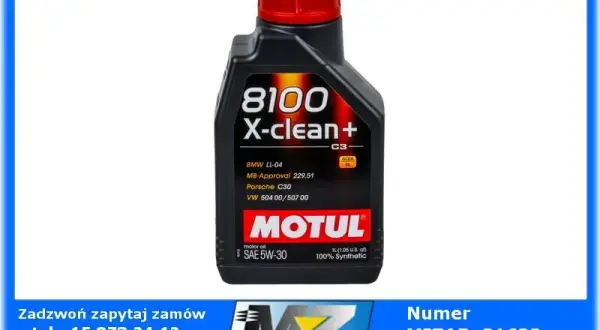 Motul 8100 X-clean+ 5W30: Czy to olej idealny dla Twojego DPF?