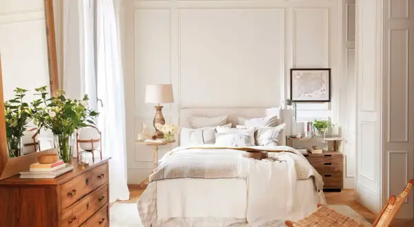 Dormitorio blanco de matrimonio: claves para un oasis de calma y estilo