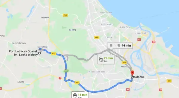 Jak szybko i tanio dojechać z Sopotu na lotnisko w Gdańsku – najlepsze opcje
