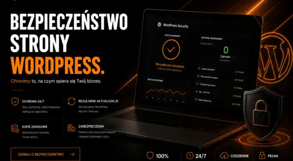 Zadbaj o bezpieczeństwo swojej strony WordPress. Oferujemy ochronę 24/7, regularne aktualizacje, kopie zapasowe i zabezpieczenia.