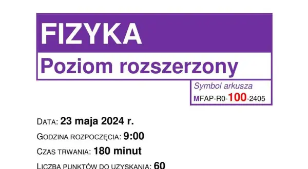 Ile trwa matura z fizyki? Sprawdź, co musisz wiedzieć o czasie egzaminu