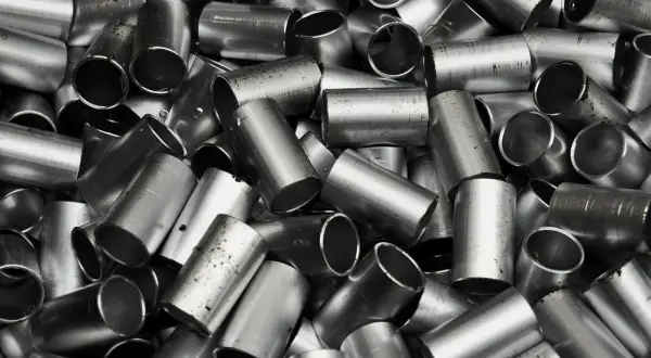 Stal nierdzewna, czyli inox, to materiał, z którego wykonano te metalowe rury.