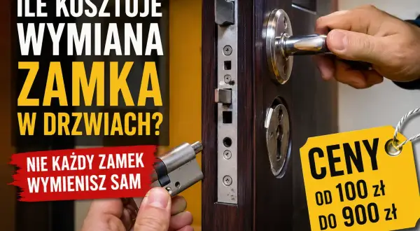 Ile kosztuje wymiana zamka w drzwiach? Ceny od 100 do 900 zł. Nie każdy zamek wymienisz sam.