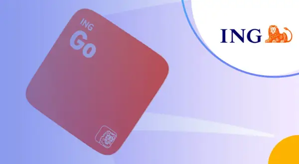 Konto Direct ING Go – sprawdź, jakie są opłaty i zacznij oszczędzać. Logo ING z lwem.