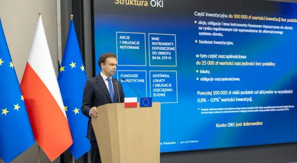 Prezentacja o strukturze OKI. Dowiedz się, jak uniknąć podatku Belki, inwestując do 100 tys. zł bez podatku.