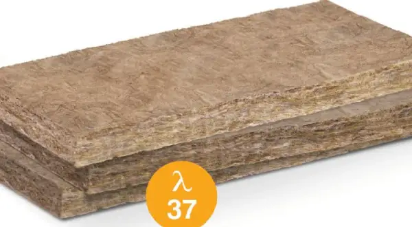 Płyty z wełny mineralnej, z czego jest ten materiał izolacyjny, mają lambda 37.