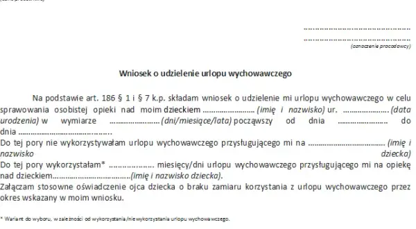 Urlop wychowawczy: ile razy można go przedłużyć i jakie są ograniczenia?