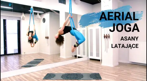 Aerial joga: lataj, wzmocnij kręgosłup i zrelaksuj się w hamaku