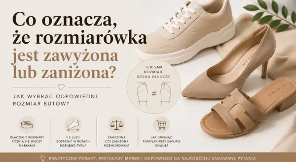 Różna długość stopy a długość wkładki – jak wybrać idealny rozmiar butów? Poradnik o zawyżonej i zaniżonej rozmiarówce.