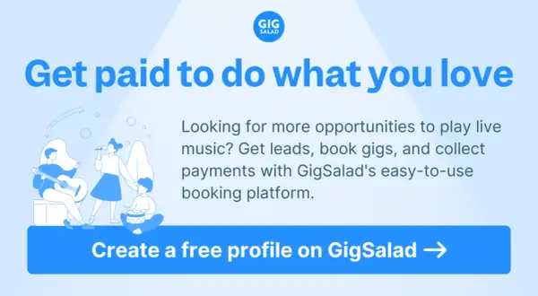 Learn how to get gigs as a solo musician with GigSalad's booking platform. Get paid to play live music and create a free profile.