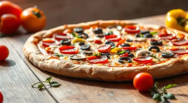 Pizza 50 cm: 1,5-2,5 kg. Co wpływa na wagę i kalorie?