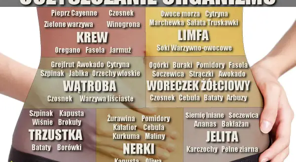 Jak oczyścić organizm przy łuszczycy: lista produktów wspierających krew, wątrobę, trzustkę, jelita, nerki, limfę i woreczek żółciowy.
