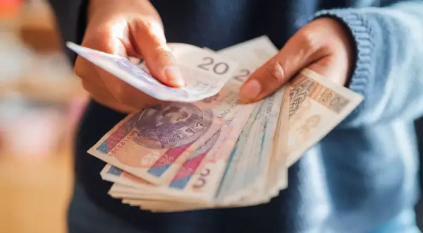 Dłonie liczą polskie banknoty. Od kiedy 800 plus, pieniądze w portfelu nabrały nowego znaczenia.