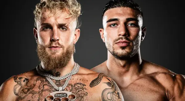 Jake Paul och Tommy Fury, två boxare redo för strid.