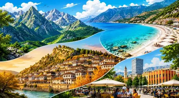 Albania w listopadzie: góry, plaża, zabytkowe miasteczko i miejski gwar. Pogoda sprzyja zwiedzaniu i relaksowi.
