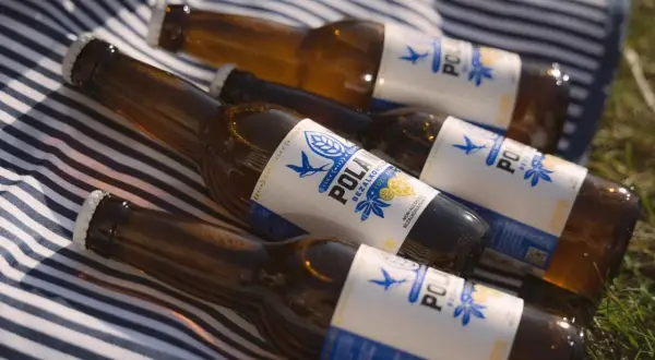 Butelki piwa bezalkoholowego POLAN na kocu. Czy piwo zero jest zdrowe? To pytanie zadaje sobie wielu, sięgając po takie napoje.