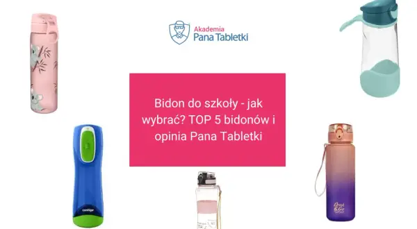 Różowe, niebieskie i gradientowe bidony dla nastolatków, idealne do szkoły.