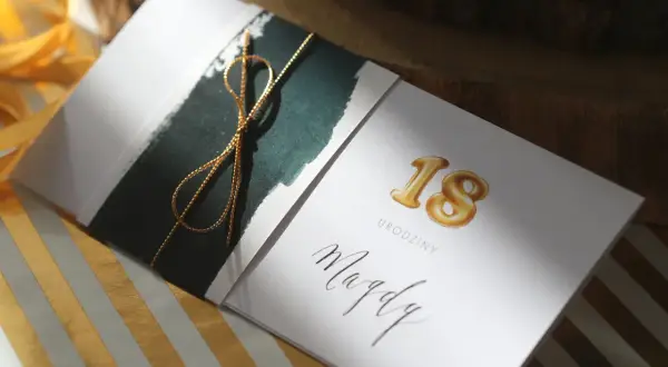 Twórz wyjątkowe zaproszenia na 18 DIY - inspiracje i szablony