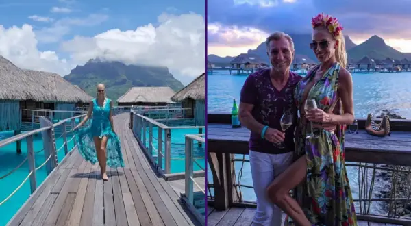Aneta Glam z partnerem cieszą się rajskimi wakacjami na Bora Bora.