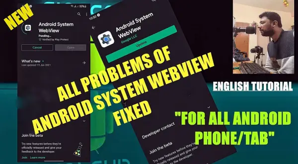 Dlaczego android system webview nie chce się zaktualizować i jak to naprawić