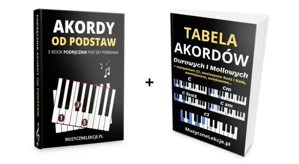 Tabela akordów i podręcznik "Akordy od podstaw" dla pianina. Nauka gry na pianinie staje się prostsza!