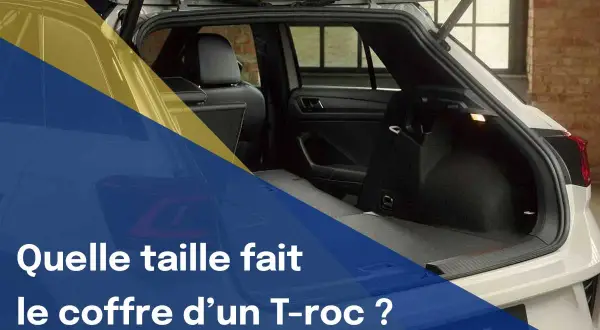 Le coffre d'un T-Roc est spacieux, idéal pour vos voyages. Découvrez sa capacité.