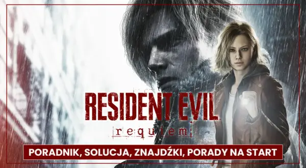 Leon i Claire w deszczu, zapowiedź **Resident Evil spolszczenie**: poradnik, solucja, znajdźki, porady na start.