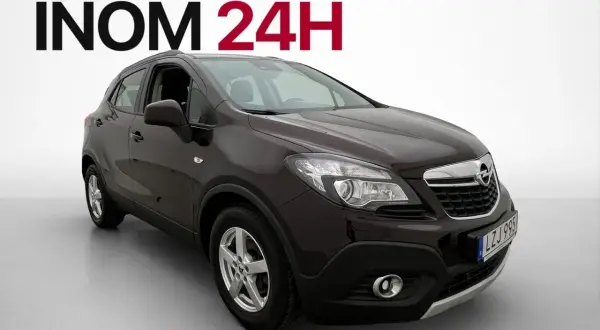Brun Opel Mokka, en begagnad bil redo för test. Hemleverans i Sverige inom 24h.