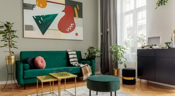 Jaki kolor pasuje do zielonej kanapy? Inspiracje i porady