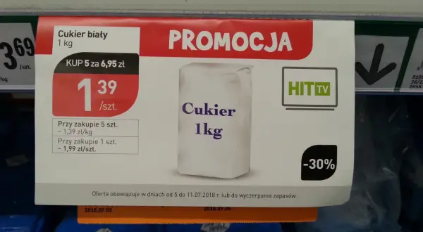 Gdzie kupić cukier w promocji? Sprawdź najlepsze oferty w sklepach