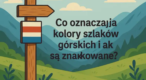 Co oznacza szlak niebieski i inne kolory szlaków górskich? Znakowanie szlaków turystycznych.