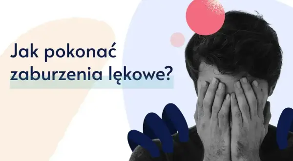 Mężczyzna zakrywa twarz dłońmi, zastanawiając się, jak pokonać zaburzenia lękowe. Agorafobia co to?