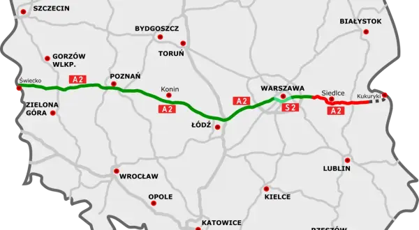Która polska autostrada będzie po ukończeniu najdłuższa? A2 czy A4?