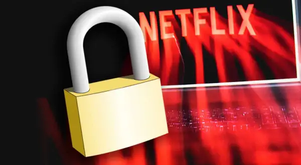 Kłódka blokuje dostęp do Netflixa. Koniec z dzieleniem konta, teraz każdy płaci sam.